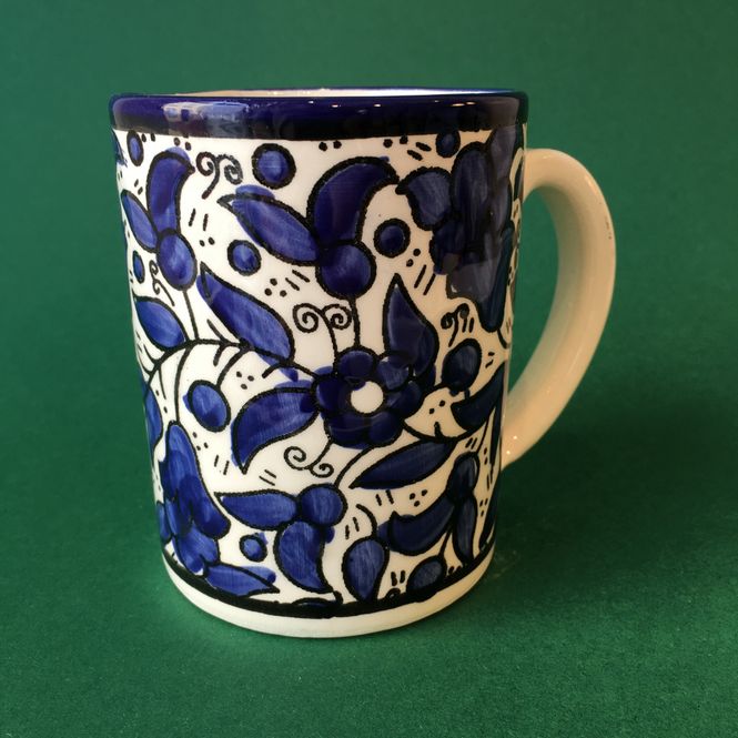 Hovedbilde Stor keramikkopp 10 cm, blå