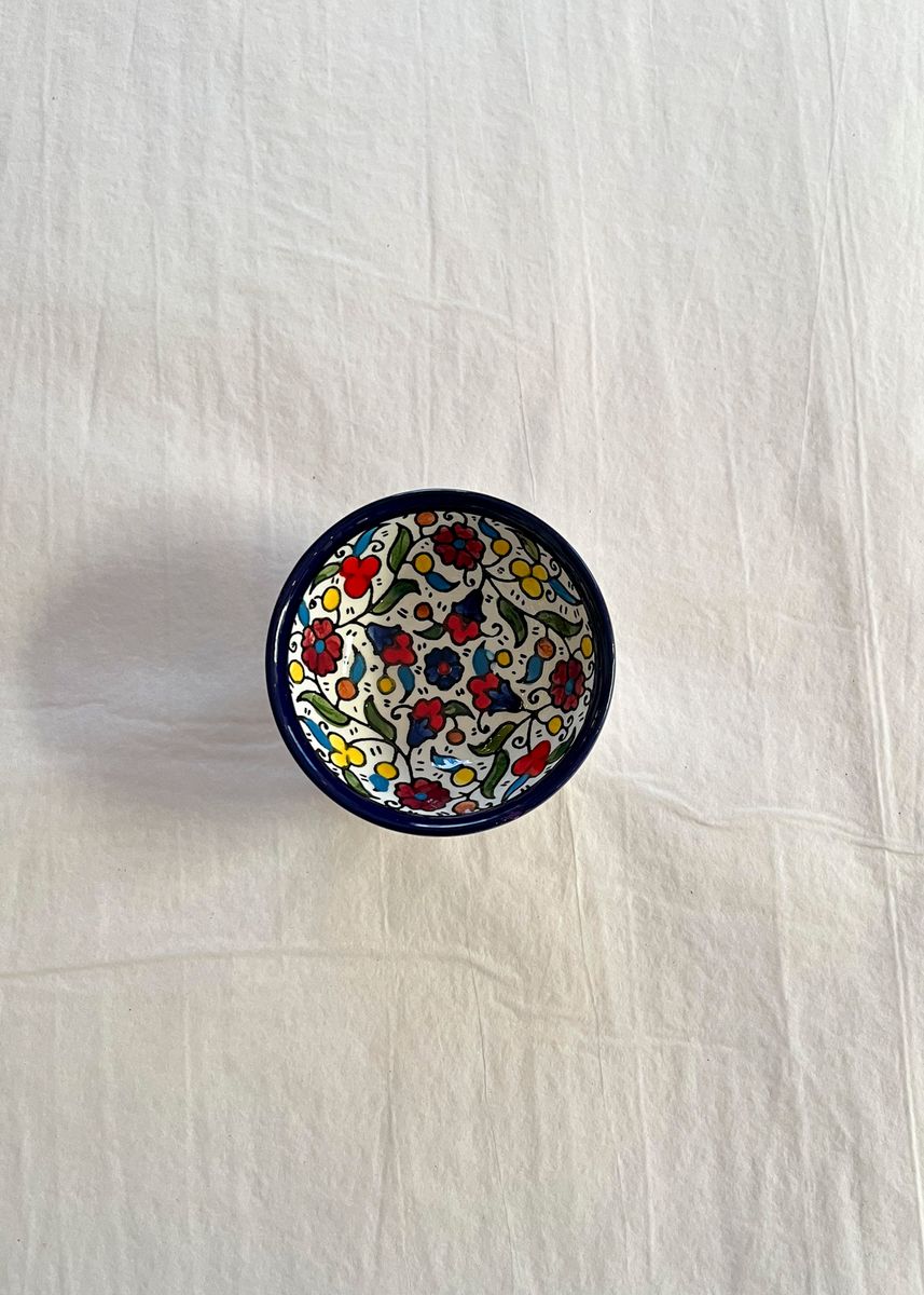 Keramikkskål, flerfarget 9 cm